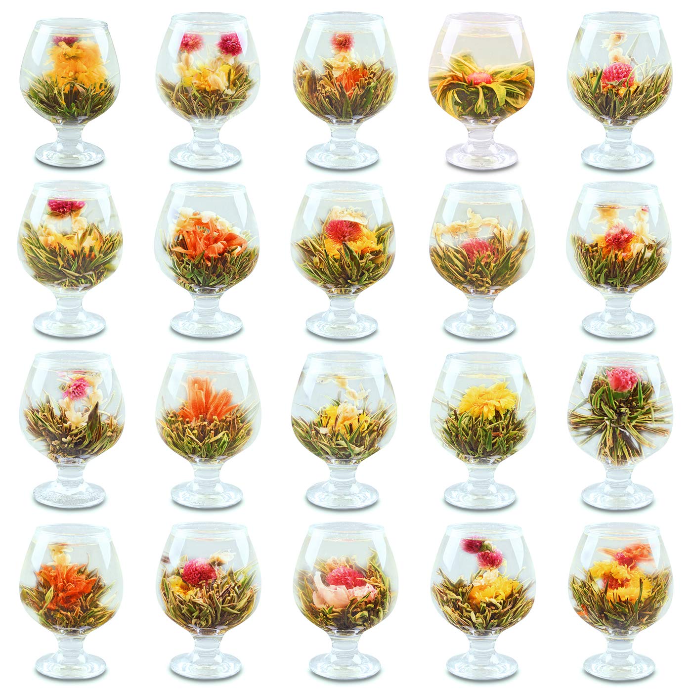 Premium Blooming Tea Balls - 99g Bag, Freshly Air-Shipped for Elegant Tea Moment