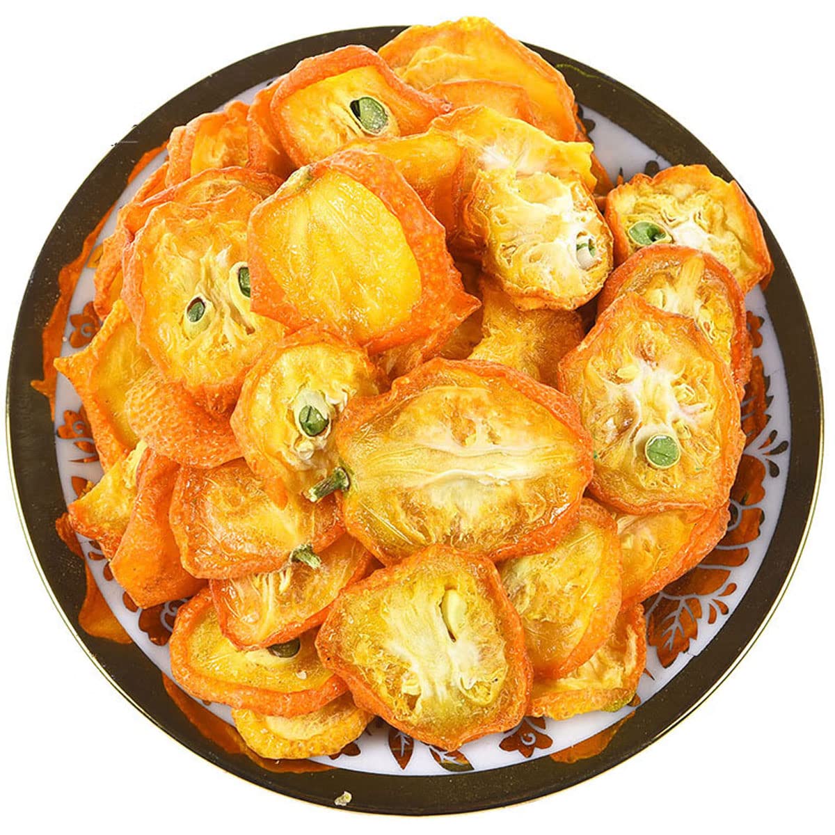 Premium BiLuoChun Green Tea & Freeze-Dried Kumquat for Infusion