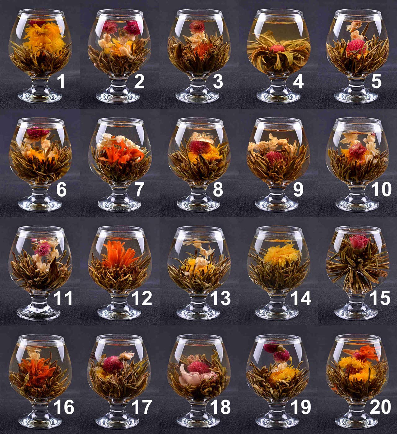 Premium Blooming Tea Balls - 99g Bag, Freshly Air-Shipped for Elegant Tea Moment