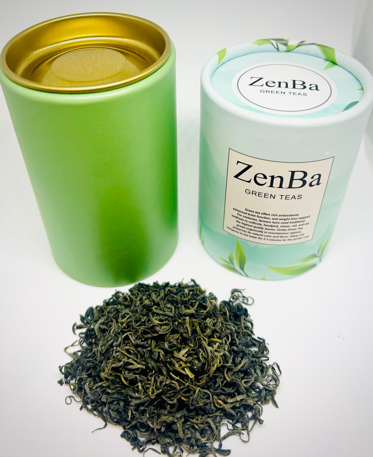 ZenBa Premium Loose Leaf Tea - 1 Box (Choose Green Tea or Floral Tea)