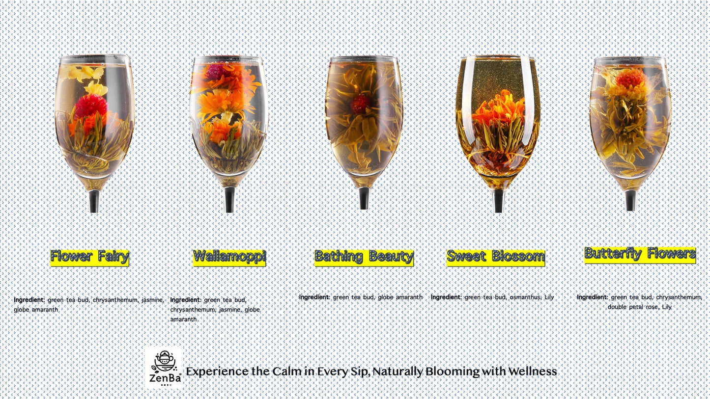 Premium Blooming Tea Balls - 99g Bag, Freshly Air-Shipped for Elegant Tea Moment