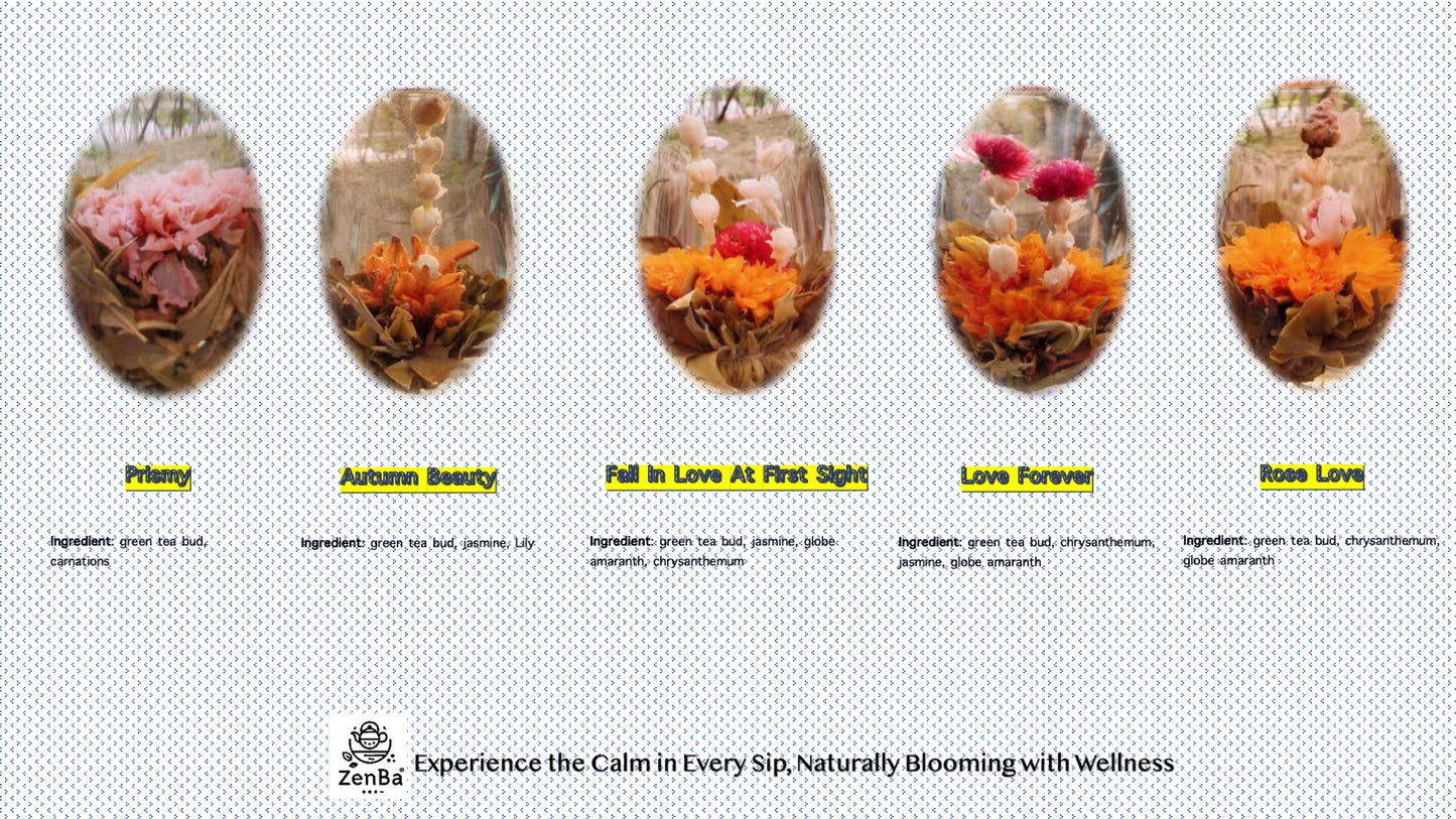 Premium Blooming Tea Balls - 99g Bag, Freshly Air-Shipped for Elegant Tea Moment