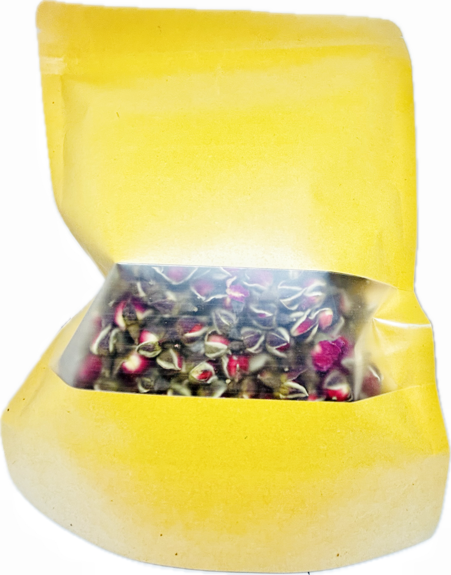 Premium Dried Rose Buds - 100g Bag, Perfect for Tea, Bath, and Crafting