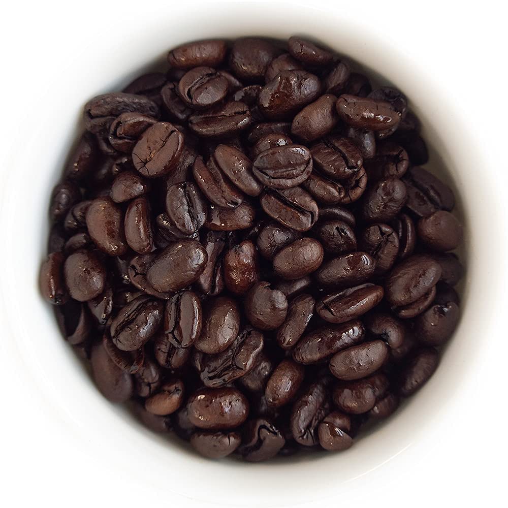 Premium Dark Roast Espresso Coffee Beans 5lb Bulk Bag - Strong Robusta