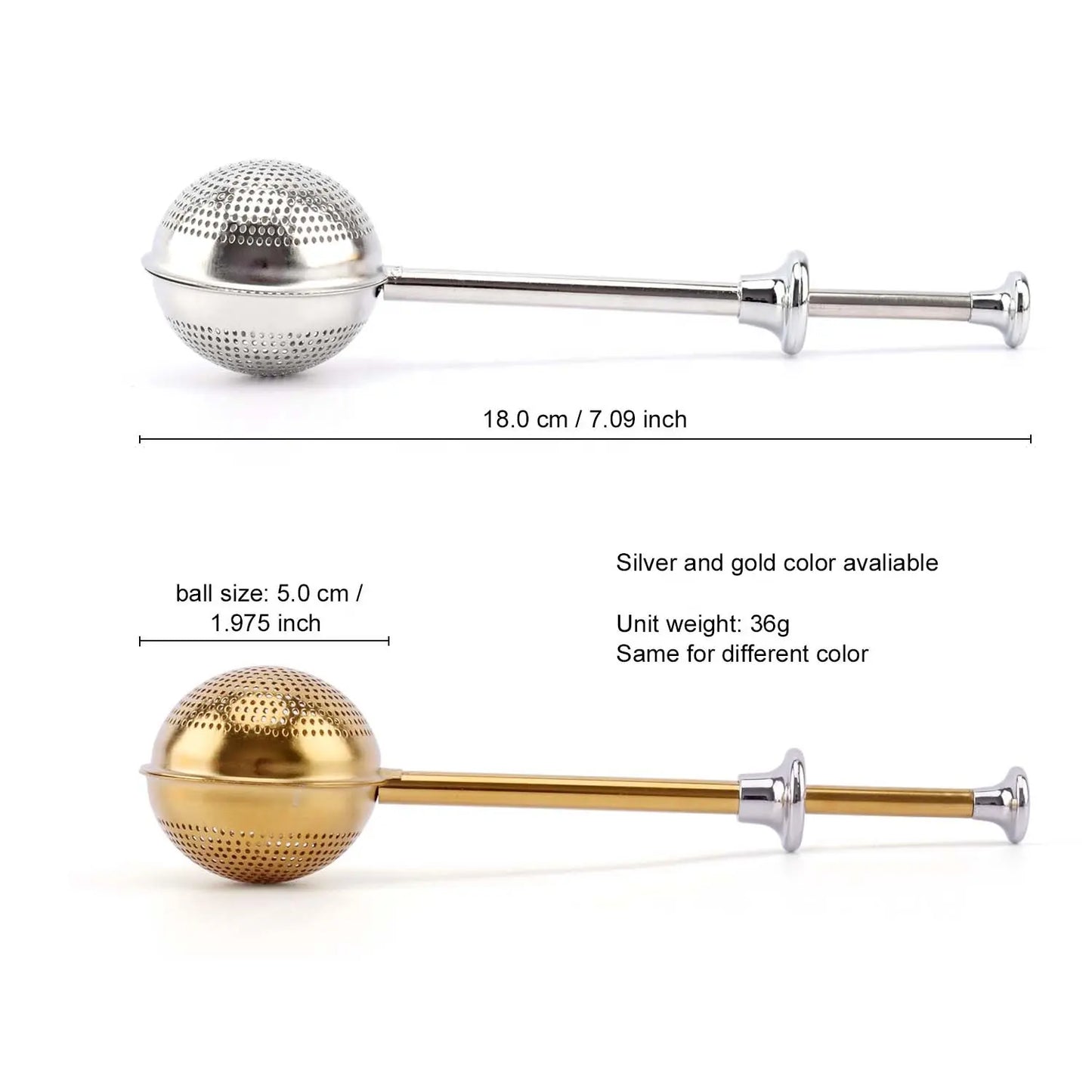 ZenBa Stainless Steel Tea Infuser Ball for Loose Leaf Tea