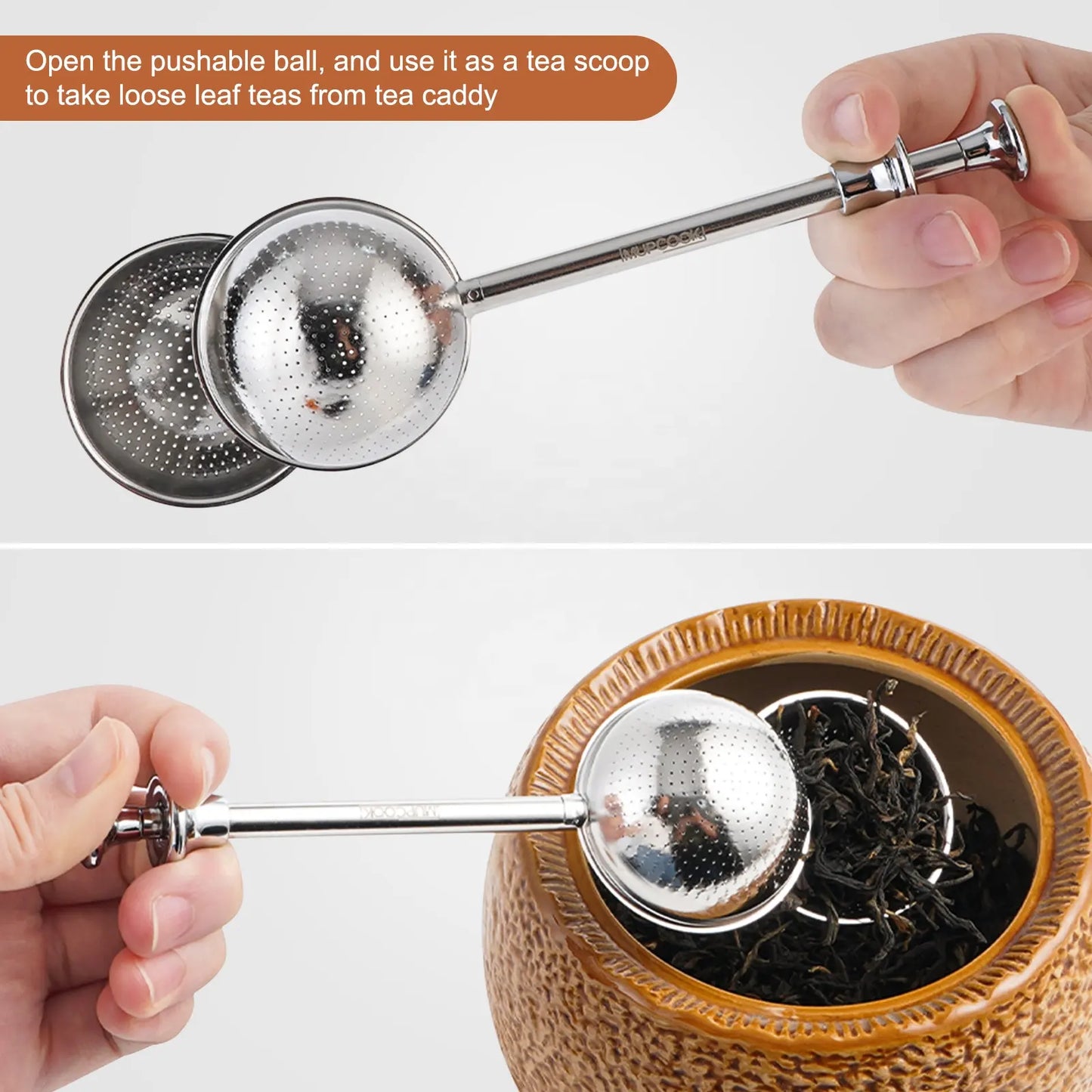 ZenBa Stainless Steel Tea Infuser Ball for Loose Leaf Tea