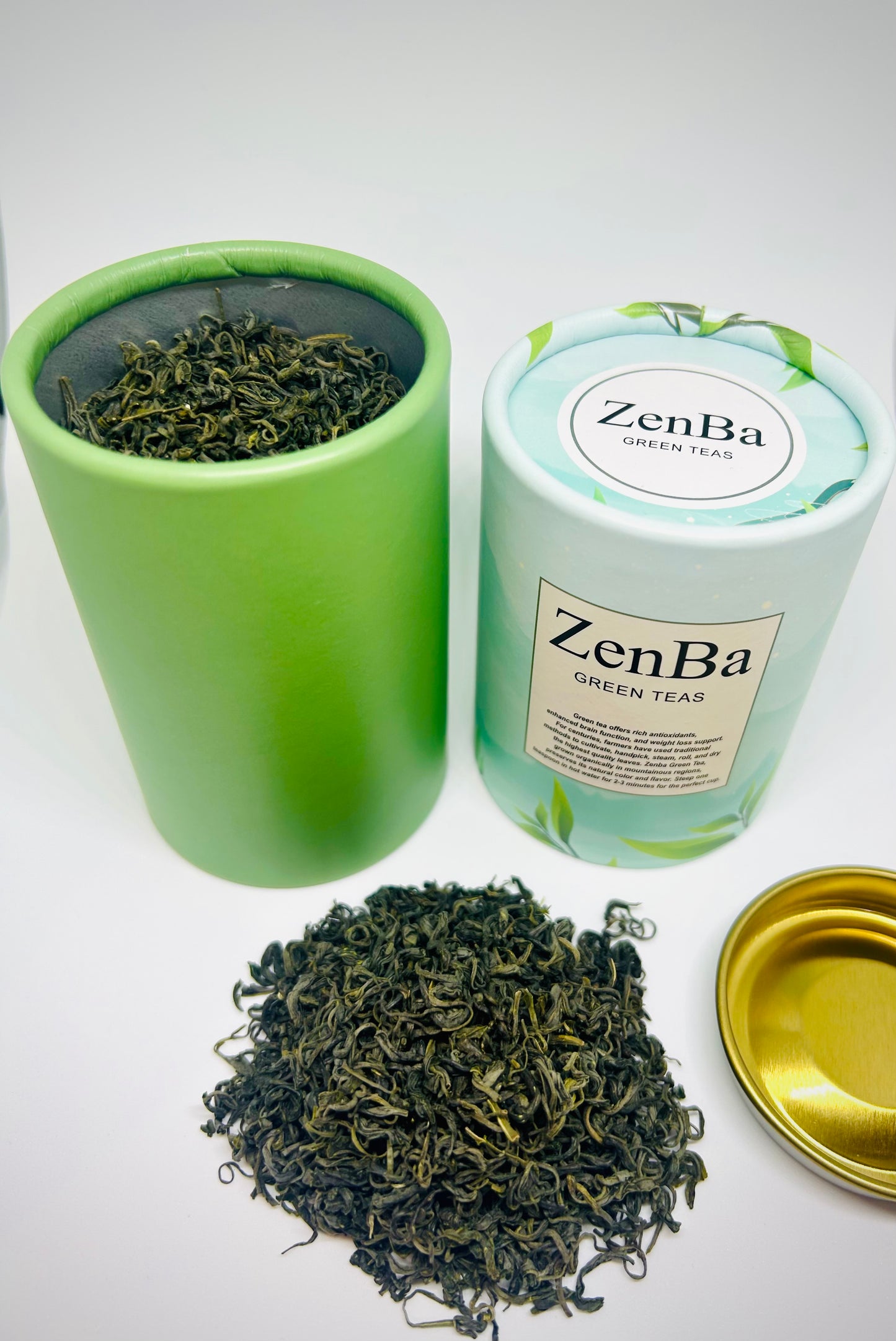 ZenBa Premium Loose Leaf Tea - 1 Box (Choose Green Tea or Floral Tea)