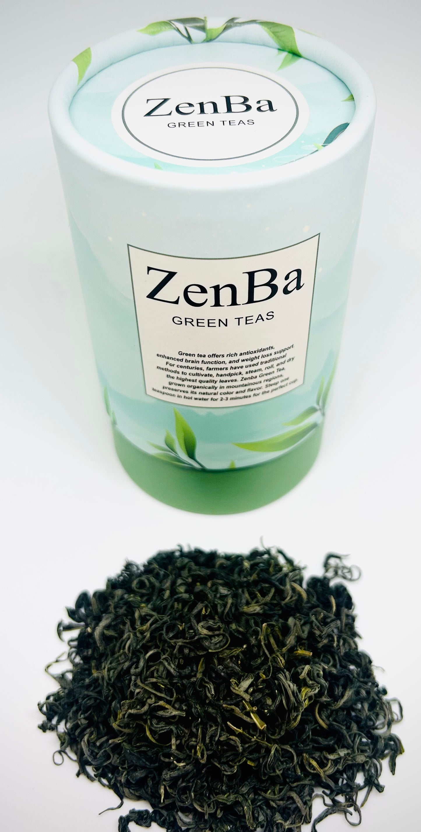 ZenBa Premium Loose Leaf Tea - 1 Box (Choose Green Tea or Floral Tea)